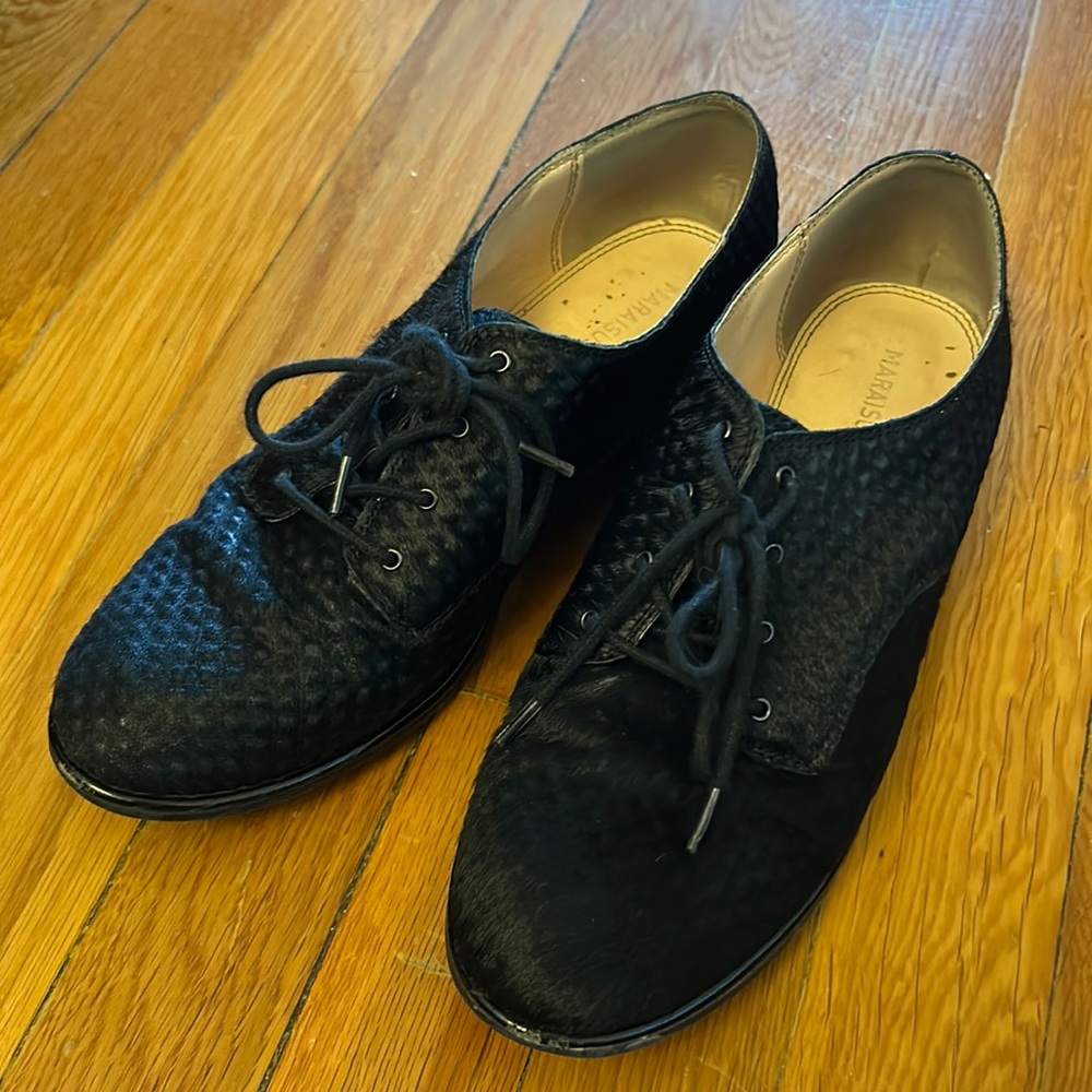 Bundle 3 for $30 Marais usa black haircalf oxfords 8.5